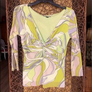 Pucci print top
